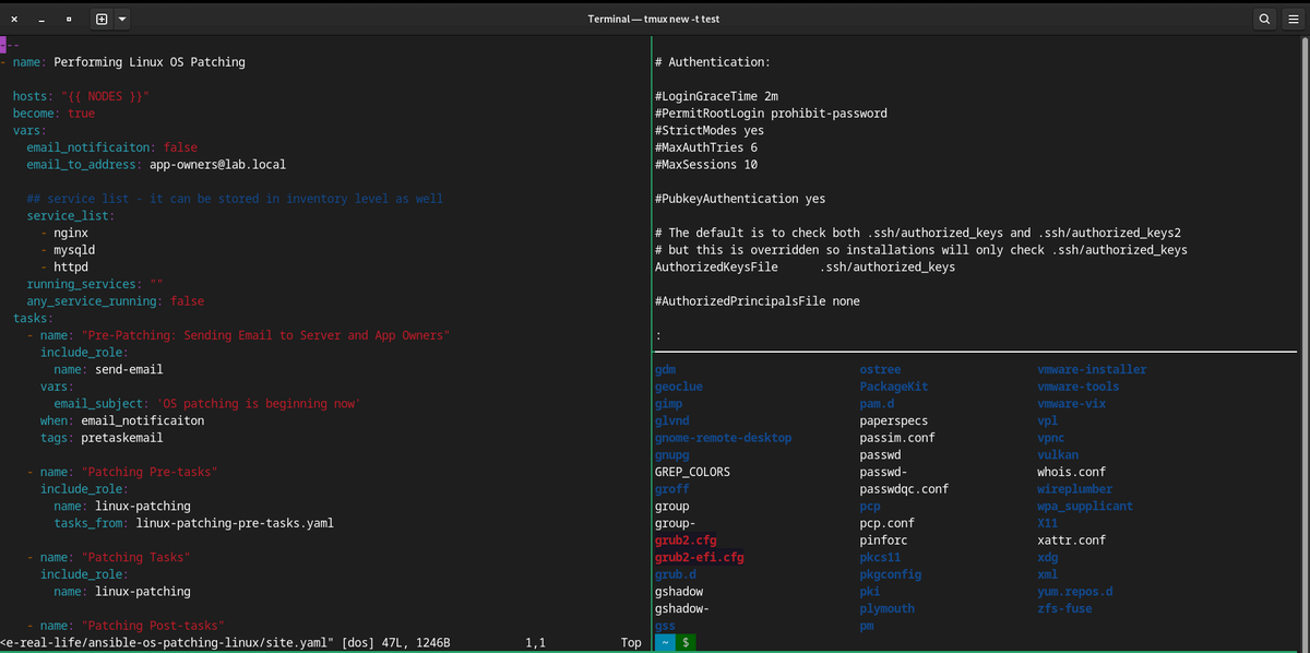 tmux cheatsheet